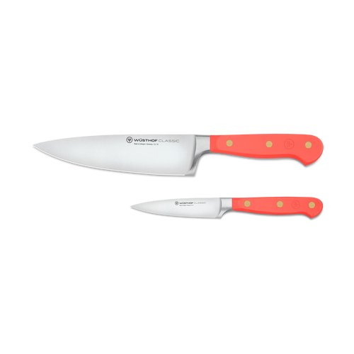 Classic 2-Piece Knife Set - Coral Peach