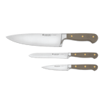 Classic 3-Piece Utility Knife Set - Velvet Oyster