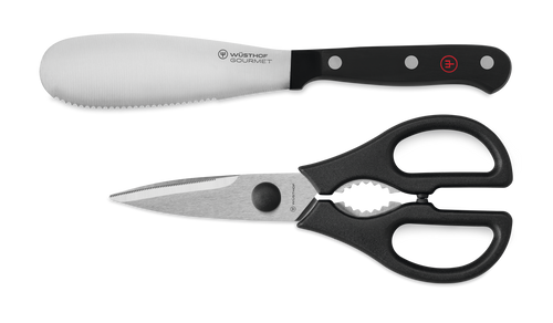 Gourmet 2-Piece Spreader and Shears Set