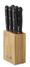 Gourmet 7-Piece Steak Knife Block Set